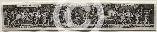 Triumph of the Women, 1549. Creator: Hans Sebald Beham (German, 1500-1550).