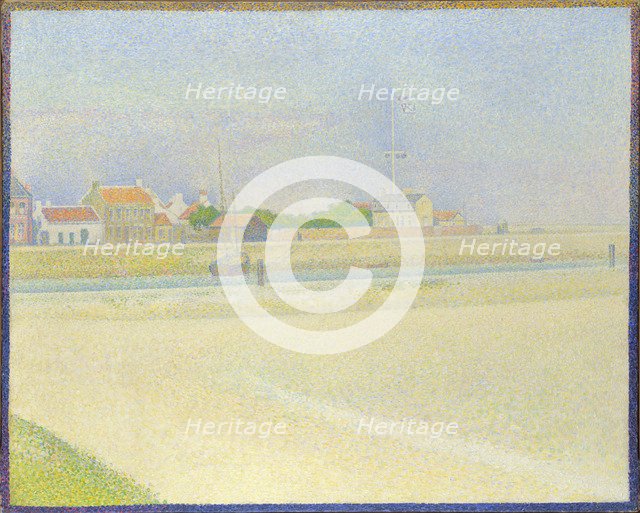 The Channel of Gravelines, Grand Fort-Philippe, 1890. Artist: Seurat, George Pierre (1859-1891)