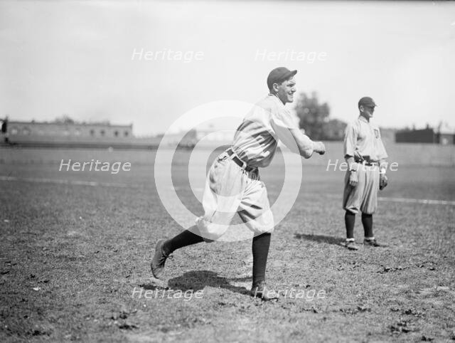 Fred House, Detroit Al (Baseball), 1913. Creator: Harris & Ewing.