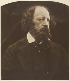 Alfred, Lord Tennyson, 1869, printed 1875. Creator: Julia Margaret Cameron.