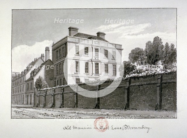 East Lane, Bermondsey, London, 1826. Artist: John Chessell Buckler