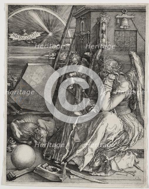 Melencolia I, 1514. Creator: Albrecht Dürer (German, 1471-1528).