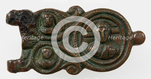 Belt Plate of Buckle, Langobardic, 6th century. Creator: Unknown.