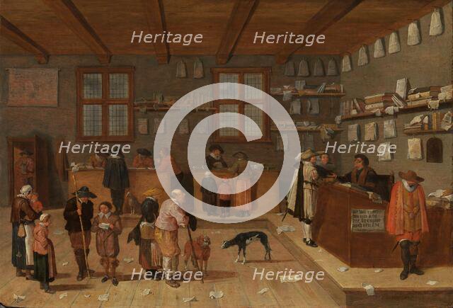 The Lawyer's Office, 1628. Creator: Pieter de Bloot.