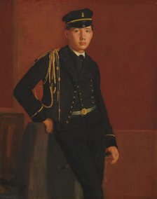 Achille De Gas in the Uniform of a Cadet, 1856/1857. Creator: Edgar Degas.