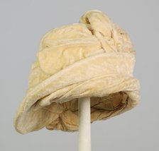 Wedding hat, American, 1887. Creator: Unknown.