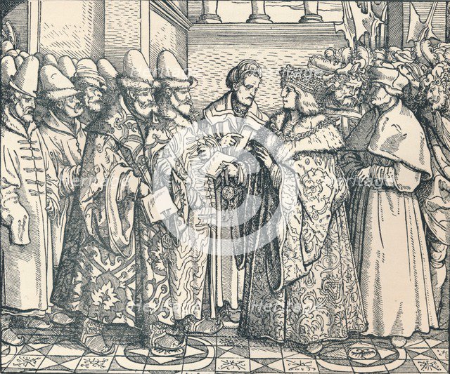 'The White Russian Federation with the Emperor Max', c1507, (1907). Artist: Unknown.