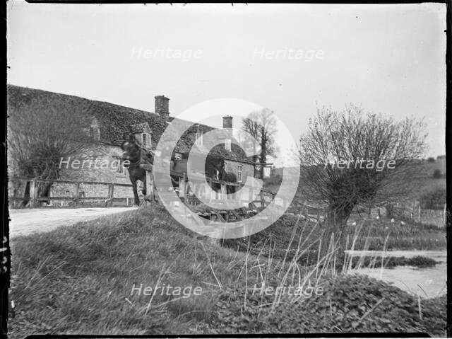 The Swan Inn, Swinbrook, Swinbrook and Widford, West Oxfordshire, Oxfordshire, 1924. Creator: Katherine Jean Macfee.