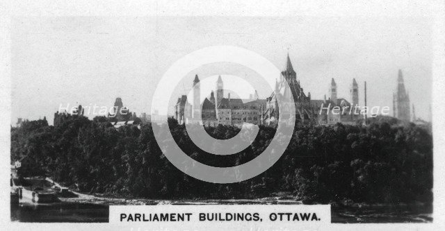 Parliament Buildings, Ottawa, Canada, c1920s. Artist: Unknown