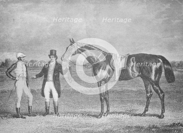 'Euclid, second in the St. Leger, 1839, after a dead-heat with Charles XII', c1839, (1911). Artist: Unknown.