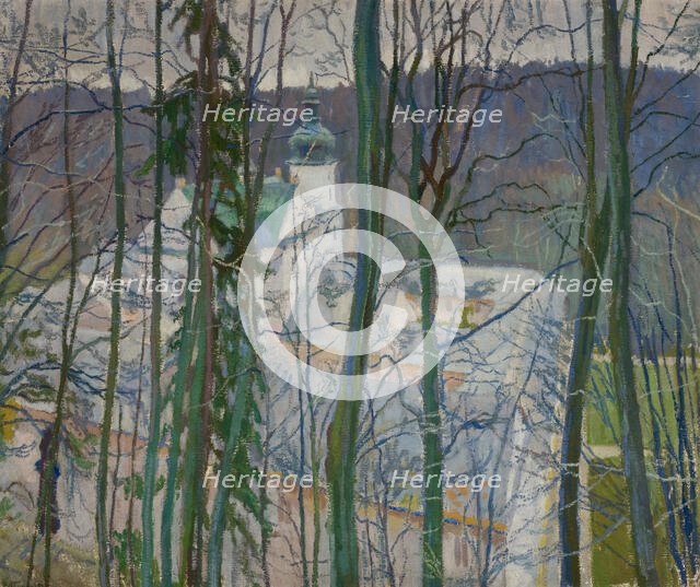 View of the Monastery in Czerna, c1908. Creator: Stanislaus Kamocki.