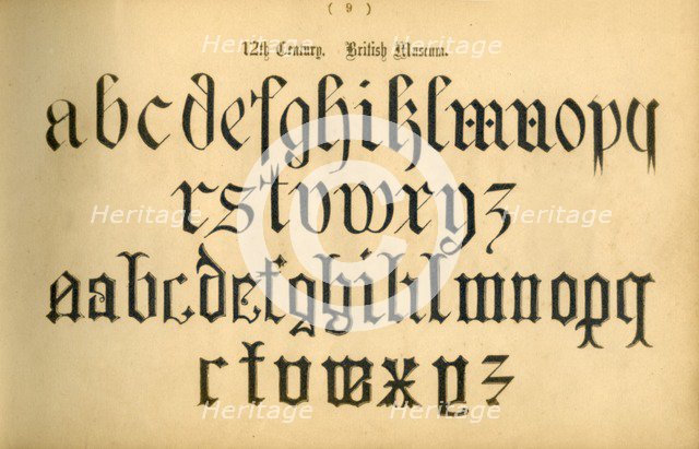 '12th Century. British Museum', 1862. Artist: Unknown.