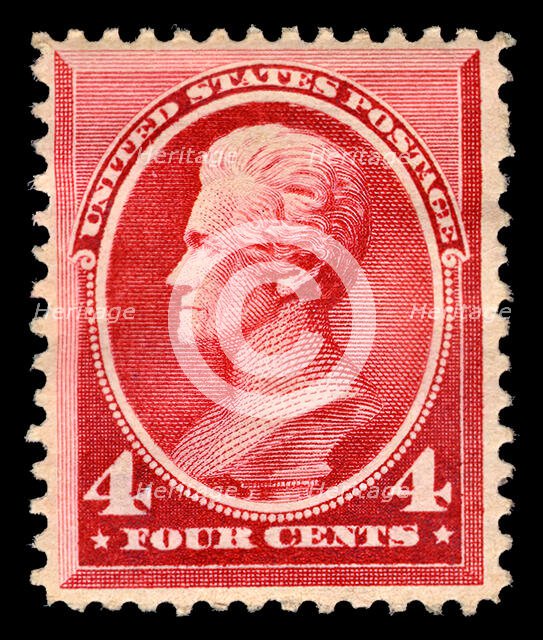 4c Andrew Jackson single, 1888. Creator: American Bank Note Company.