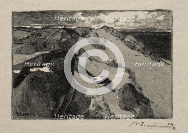 Arbonne, le Gros-Sablon. Creator: Auguste Louis Lepère (French, 1849-1918).