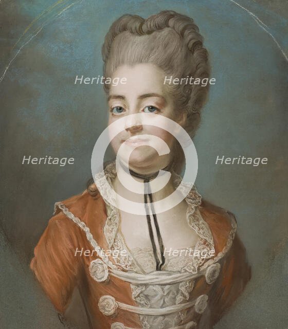 Kristina Augusta von Fersen, 1754-1846, married to Fredrik Adolf Löwenhielm, mid-18th century. Creator: School of Gustaf Lundberg.