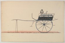 Design for Whitechapel Cart, 1850-74. Creator: Unknown.