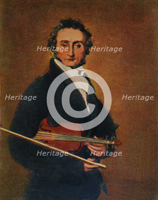 'Niccolò Paganini 1782-1840', 1934. Creator: Unknown.