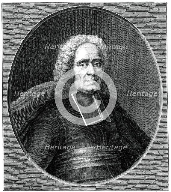 Portrait of Coypel, (1885).Artist: Jean Joseph Balechou