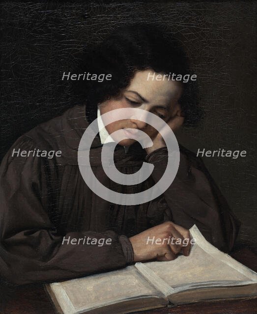 Portrait thought to be François-Victor Hugo. Creator: Unknown.