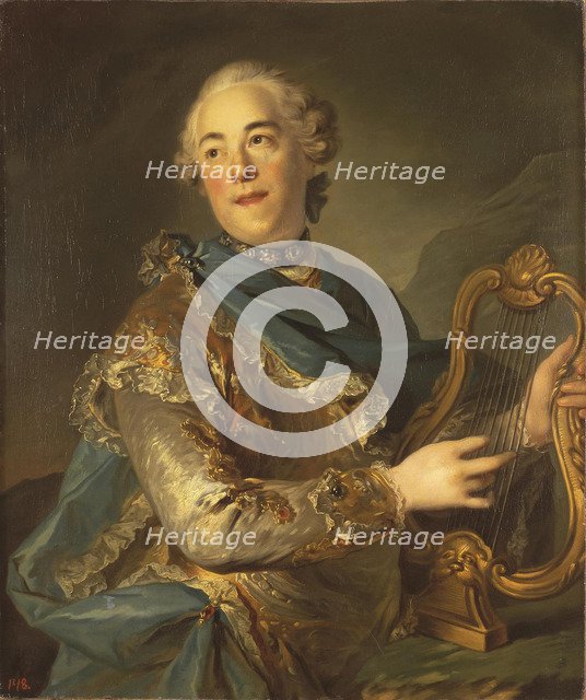Portrait of the singer and composer Pierre de Jélyotte (1713-1797).