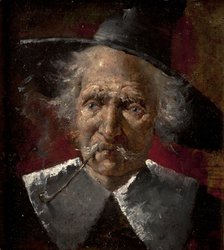 Head of an Old Man, c1885. Creator: Simeon Buchbinder.