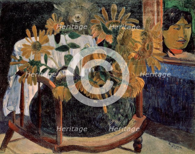 'The Sunflowers', 1901.  Artist: Paul Gauguin