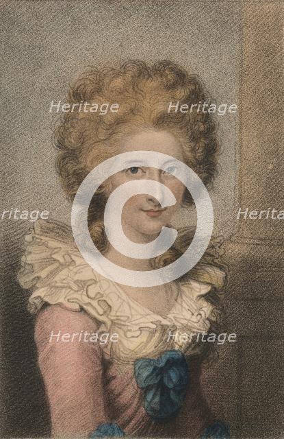 'The Honourable Mrs. Damer', 1794.  Creator: Luigi Schiavonetti.