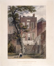 View of Milton's residence, Petty France, Westminster, London, 1851. Artist: John Wykeham Archer