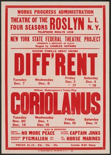 Diff'rent 1, Roslyn, NY, 1937. Creator: Unknown.