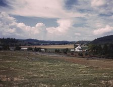The countryside near the Tennessee Valley Authority dam site, Douglas Dam vicinity, Tenn., 1942. Creator: Alfred T Palmer.