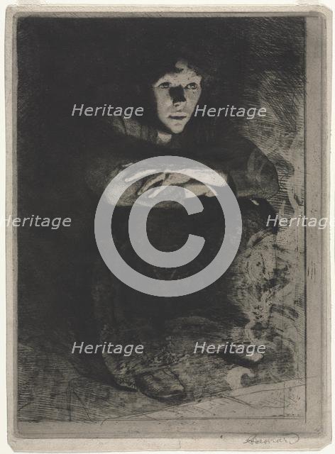 In the Ashes, 1887. Creator: Albert Besnard (French, 1849-1934).