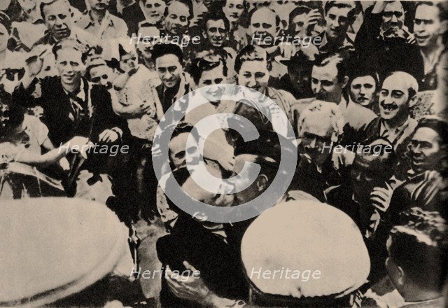 The Soviet Red Army in Kishinev, 1940, 1940.