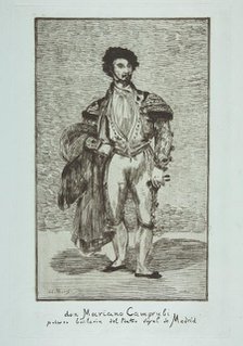 Don Mariano Camprubi (Le Baïlarin), 1862-63. Creator: Edouard Manet.