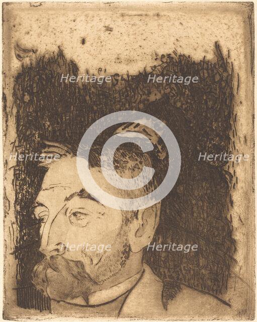 Stéphane Mallarmé, 1891. Creator: Paul Gauguin.