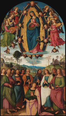 The Assumption of the Blessed Virgin Mary, c1505-1510. Creator: Pinturicchio, Bernardino (1454-1513).