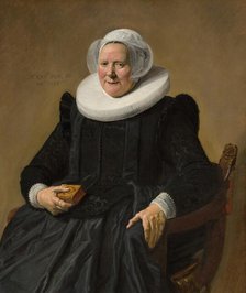 Portrait of an Elderly Lady, 1633. Creator: Frans Hals.