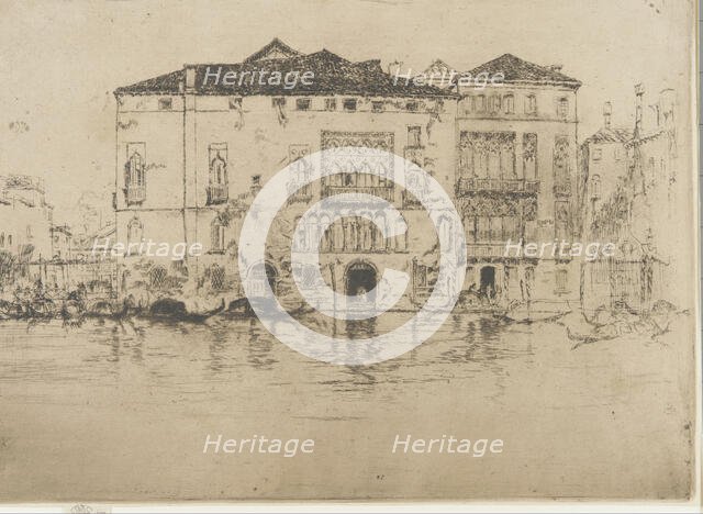 The Palaces, 1879-1880. Creator: James Abbott McNeill Whistler.