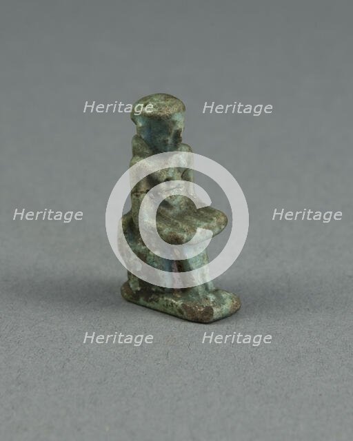 Amulet of the God Imhotep, Egypt, Third Intermediate Period, Dynasty 21-25 (1070-656 BCE). Creator: Unknown.