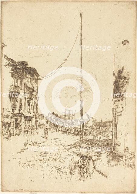 The Little Mast, 1880. Creator: James Abbott McNeill Whistler.