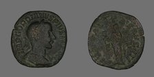 Sestertius (Coin) Portraying Emperor Gordianus, 238-244. Creator: Unknown.