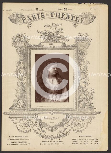 Marguerite Baux, 1876. Creator: Franck.