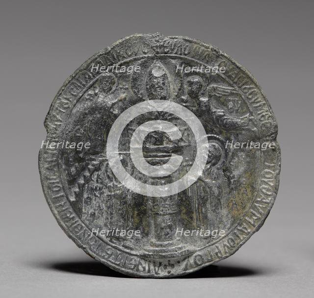 Pilgrim's Medallion with Saint Symeon the Younger, c. 1100. Creator: Unknown.