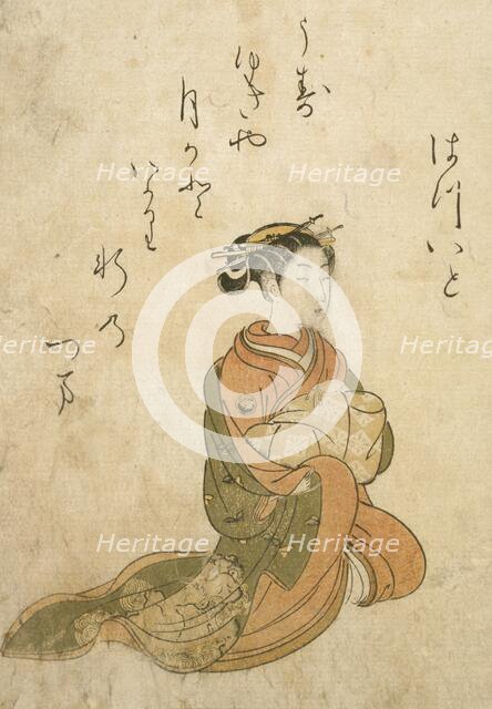 The Courtesan Hatsuito, 18th century. Creator: Suzuki Harunobu.