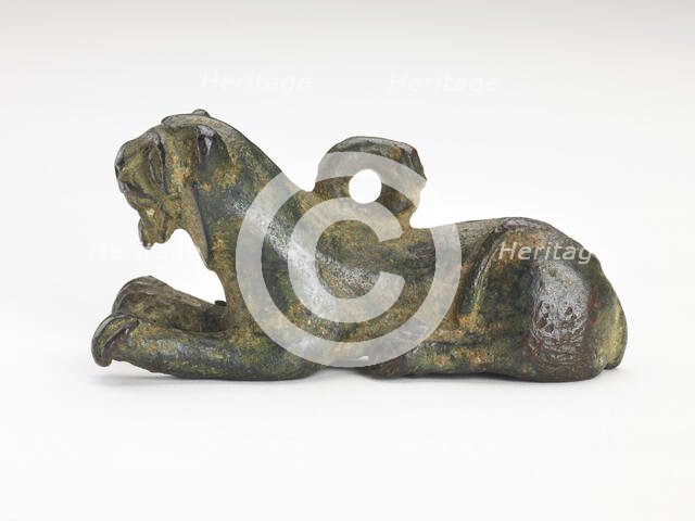 Ornament in the form of a tiger, Han dynasty, 206 BCE-220 CE. Creator: Unknown.