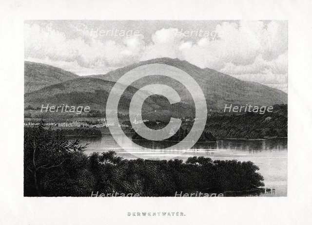 Derwentwater, Lake District, Cumbria, 1896. Artist: Unknown