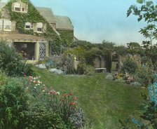 "Gray Gardens," Robert Carmer Hill house, Lily Pond Lane, East Hampton, New York, c1916. Creator: Frances Benjamin Johnston.