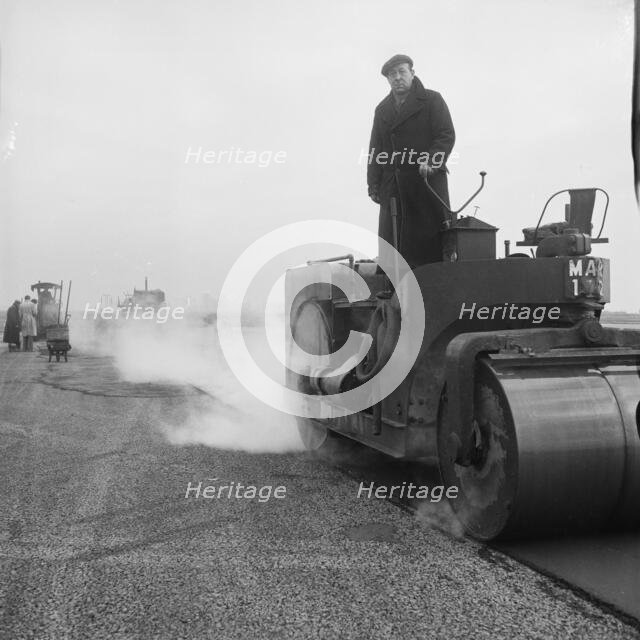 RAF Gaydon, Gaydon, Stratford-on-Avon, Warwickshire, 21/01/1953. Creator: John Laing plc.