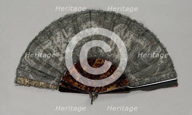 Fan, French, 1870-89. Creator: Unknown.