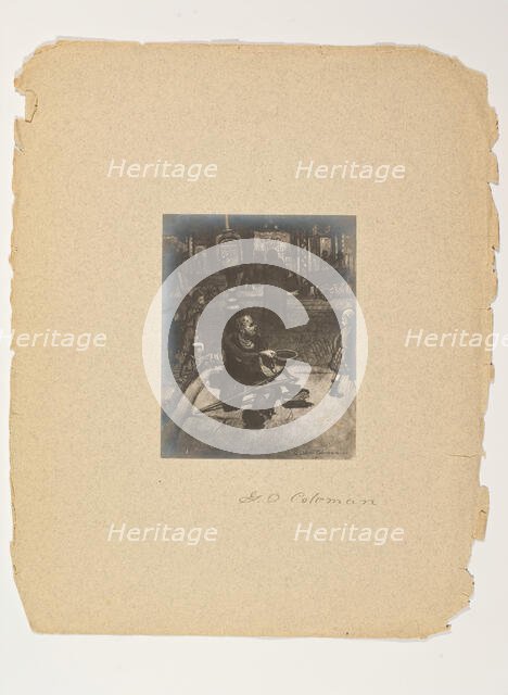 (Scenes from the Lives of the People, Portfolio) (Untitled), 1905. Creator: Glenn O Coleman.