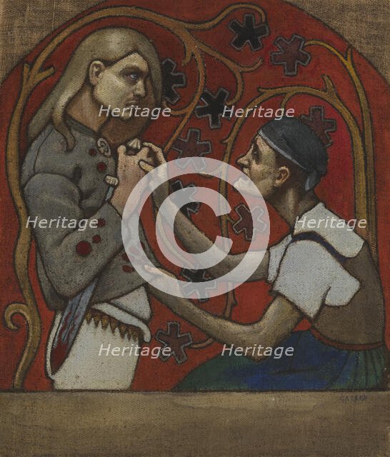 The Fratricide, 1897. Creator: Akseli Gallen-Kallela.